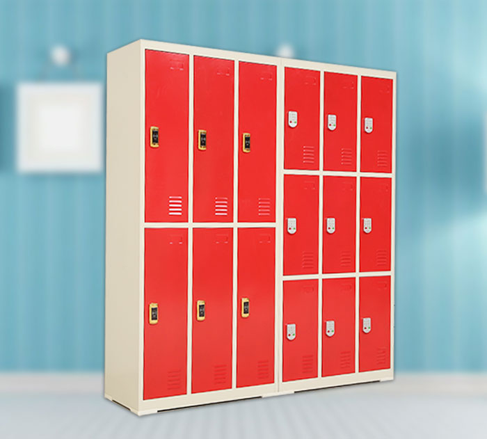 員工物品手機智能寄存柜-感應開門智能更衣柜